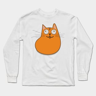 Orange Cat Long Sleeve T-Shirt